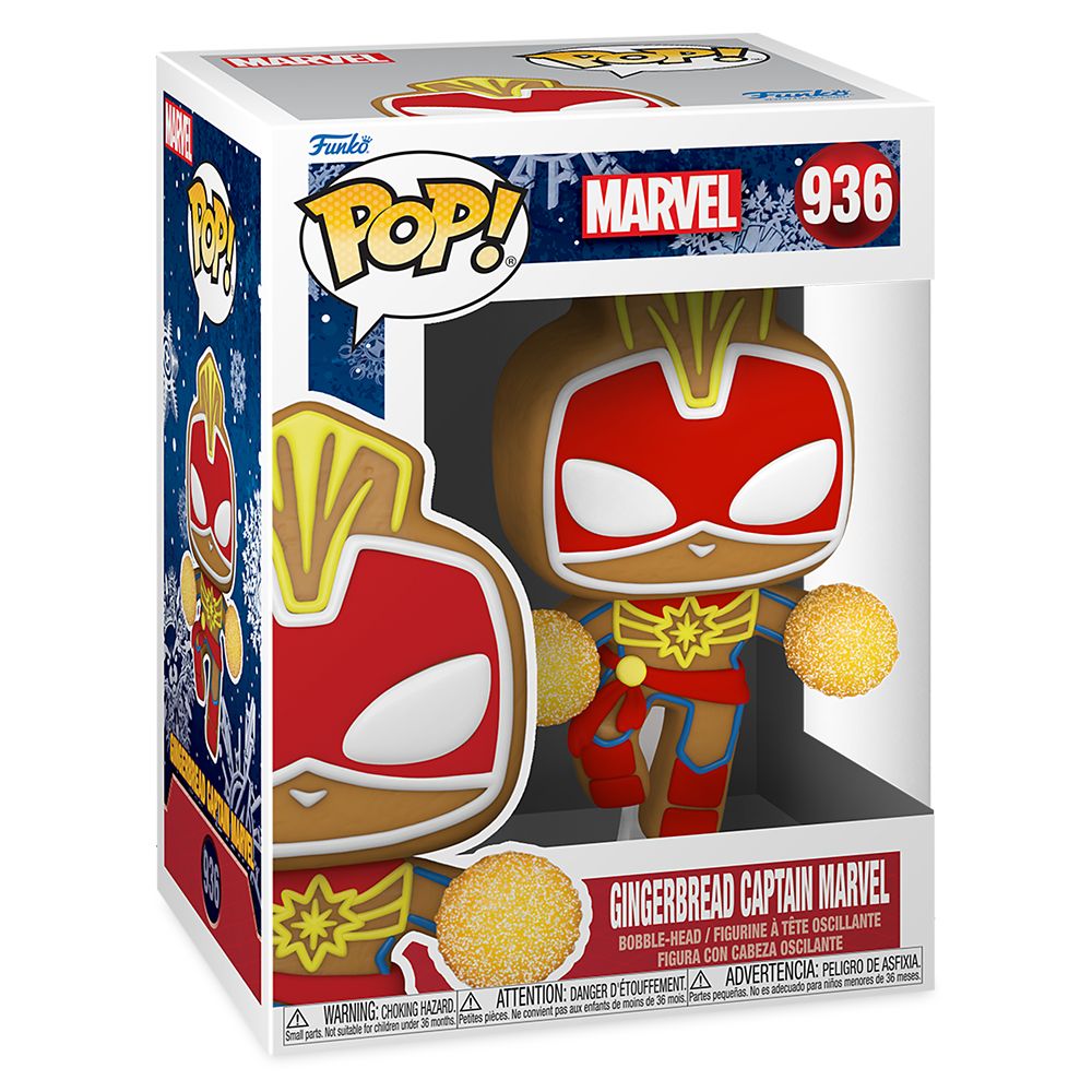 Gingerbread Captain Marvel Funko Pop! Vinyl