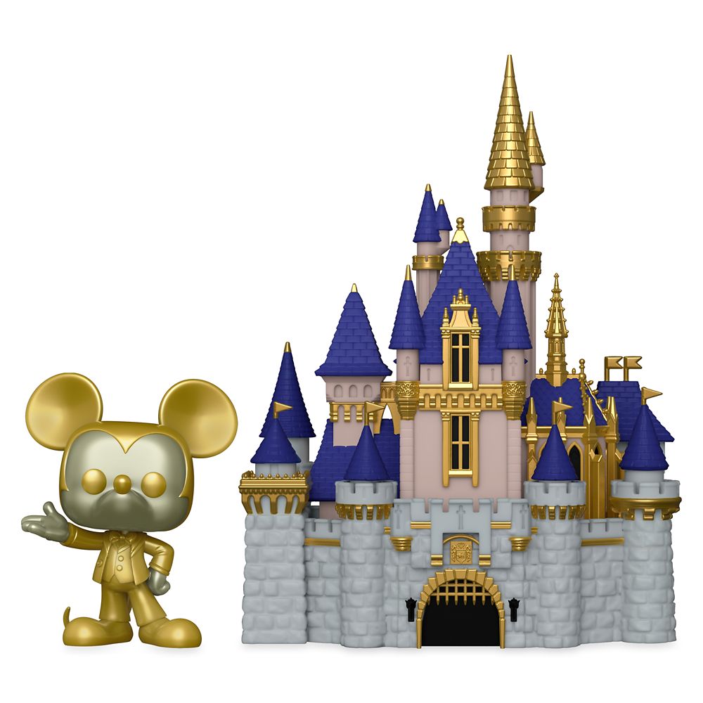 Walt Disney World 50 Castle and Mickey Mouse Funko Pop! Town Vinyl Set