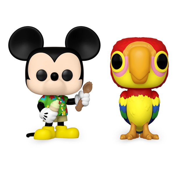 Mickey Mouse and José Funko Pop! Bobble-Head Set – The Enchanted Tiki Room – Walt Disney World 50th Anniversary