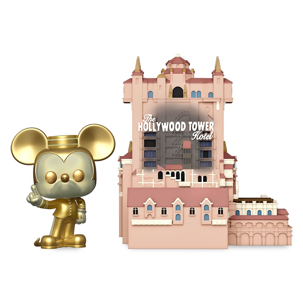 Hollywood Tower Hotel and Mickey Mouse Funko Pop! Town Set – Walt Disney World 50th Anniversary