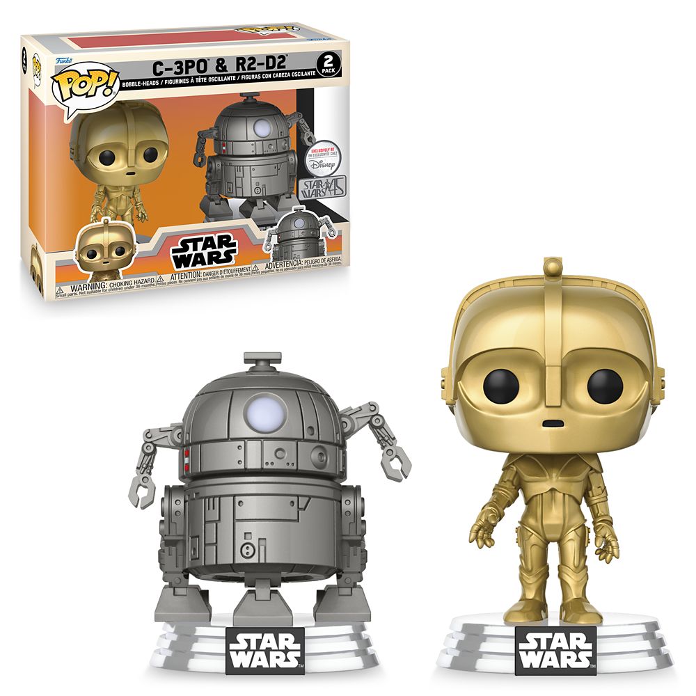 C-3PO and R2-D2 Pop! Vinyl Bobble-Head Figure Set by Funko – Star Wars is now available online