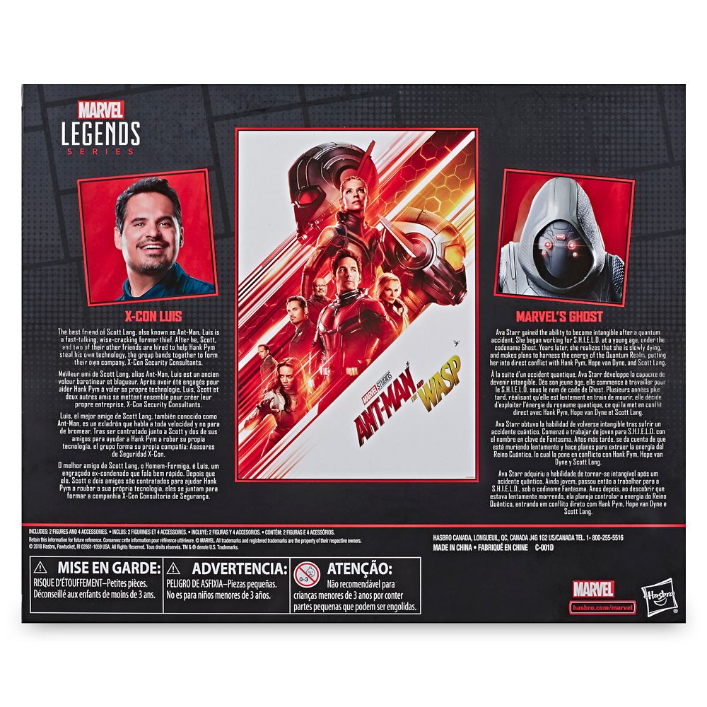 X-Con Luis and Ghost Action Figure Set – Ant-Man and The Wasp Legends Series