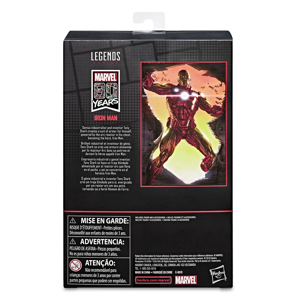 Iron Man Action Figure – Legends Series – Marvel 80th Anniversary