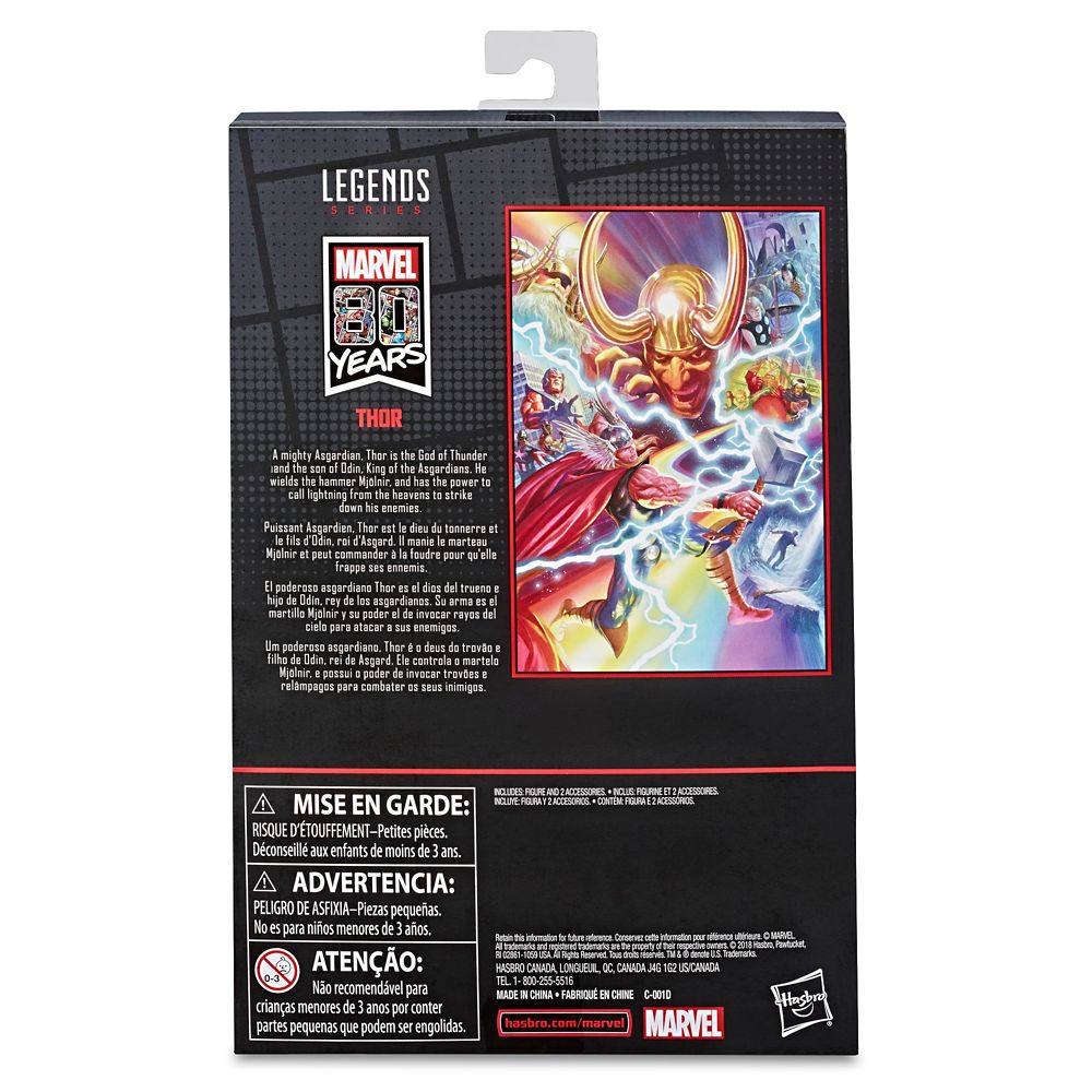 Thor Action Figure – Legends Series – Marvel 80th Anniversary