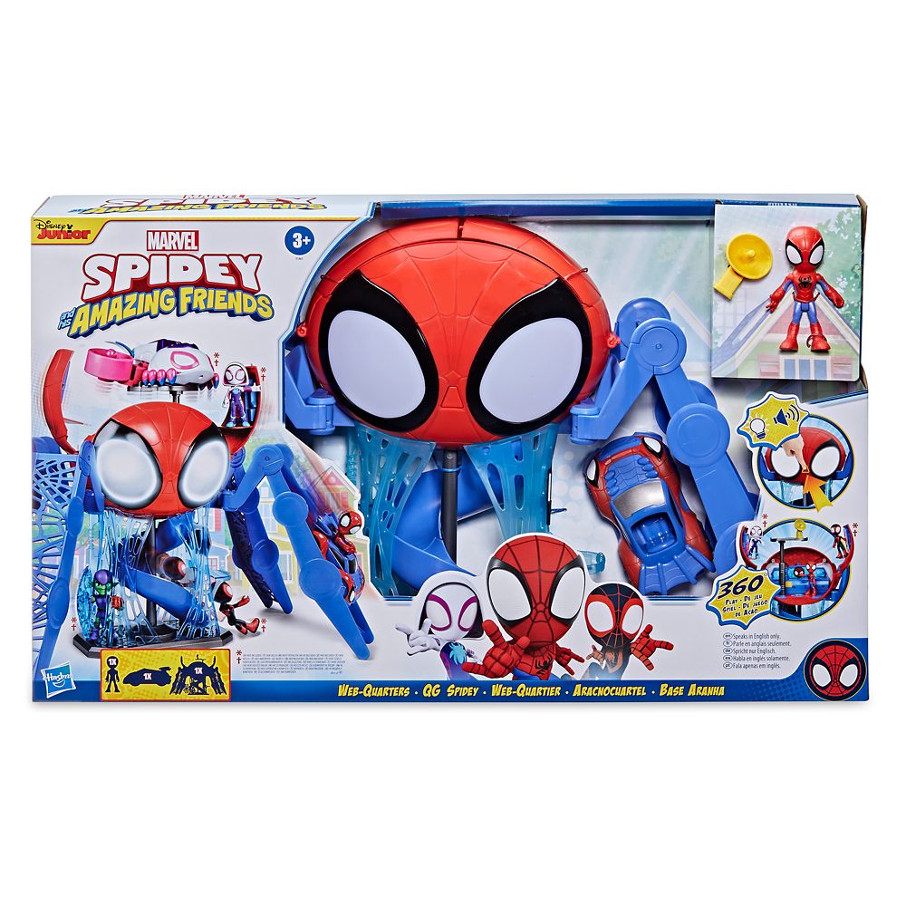 Marvel's Spidey and His Amazing Friends Web-Quarters Play Set by Hasbro