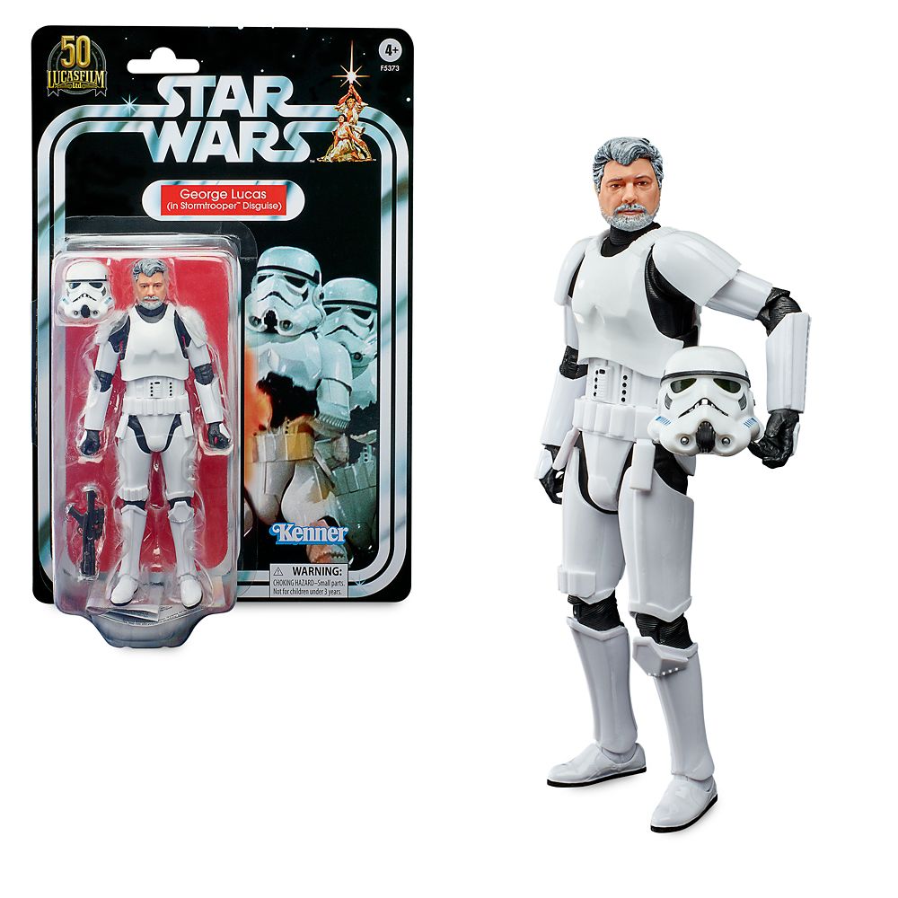 George Lucas (Stormtrooper Disguise) Action Figure – Star Wars: The Black Series by Hasbro – Lucasfilm 50th Anniversary