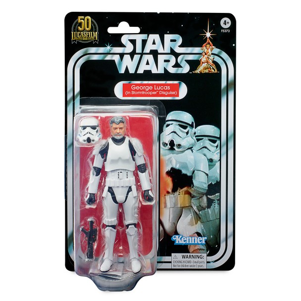 George Lucas (Stormtrooper Disguise) Action Figure – Star Wars: The Black Series by Hasbro – Lucasfilm 50th Anniversary