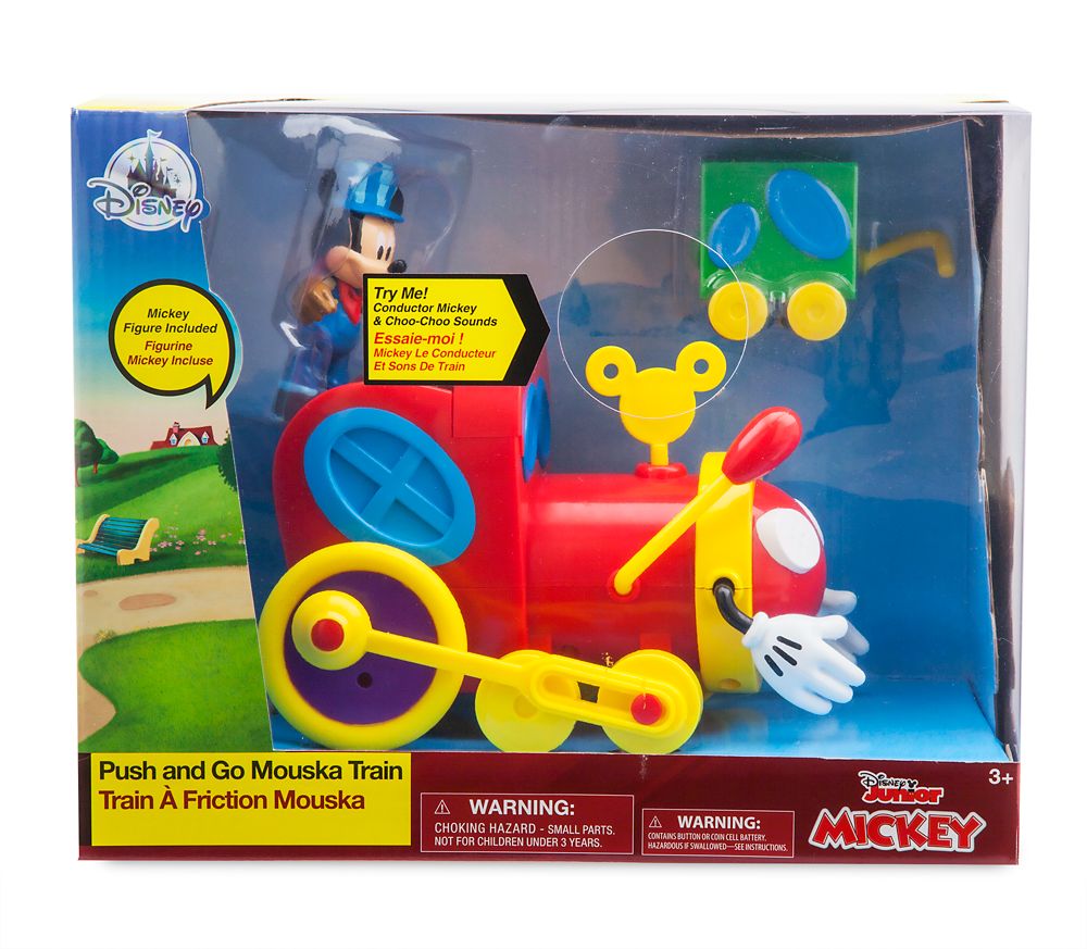 mickey mouse choo choo train toy