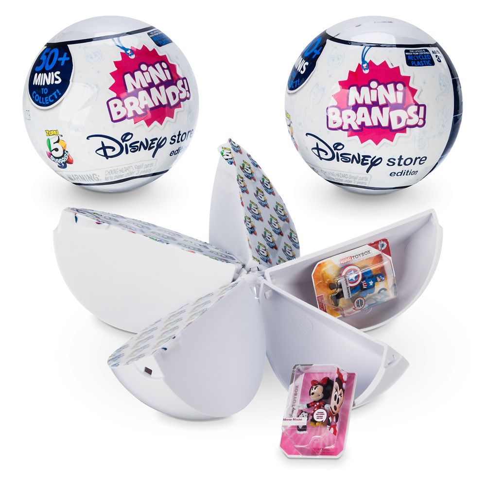 Disney 5 Surprise Mini Brands! Mystery Capsules – 3-Pack