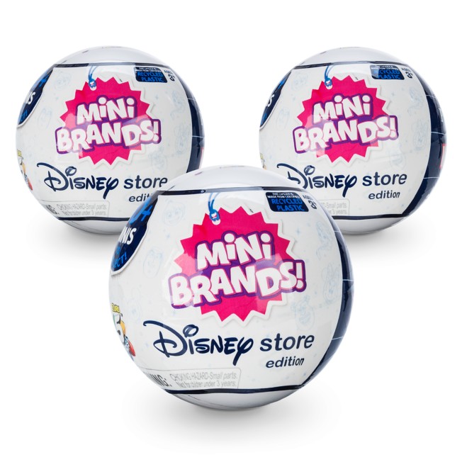 3 Capsules 5 Surprise Mini Brands Disney Store Exclusive Series 1 Capsule Collectibles