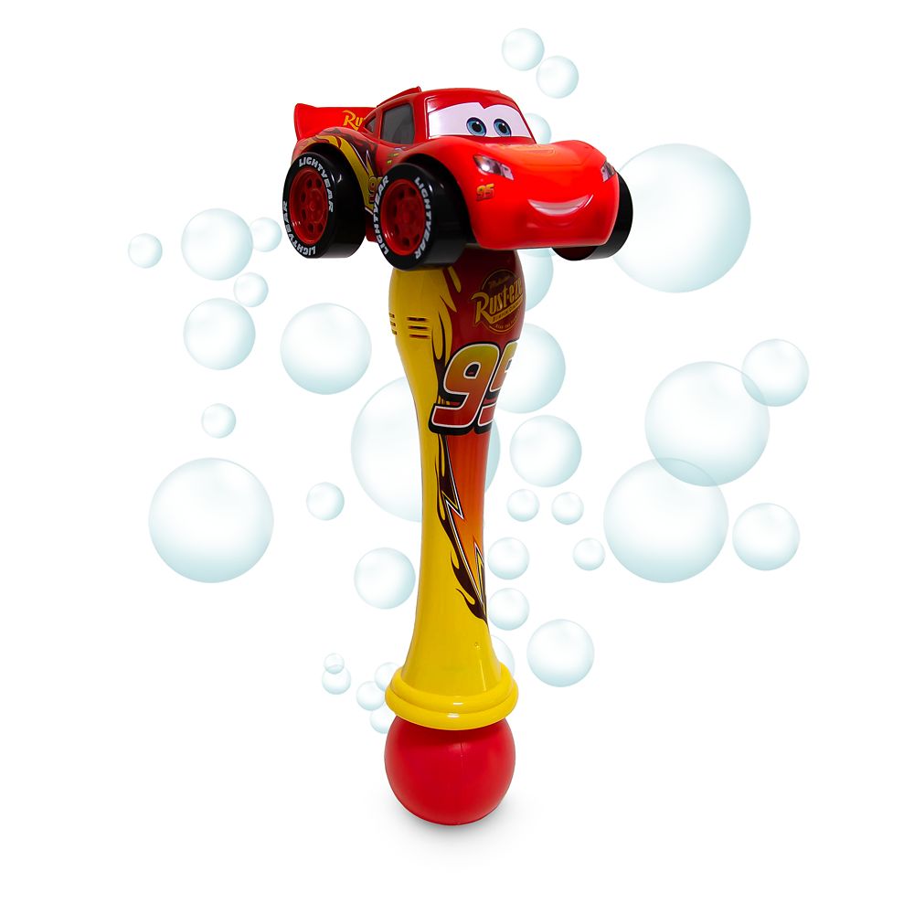 Lightning McQueen Light-Up Bubble Wand – Cars