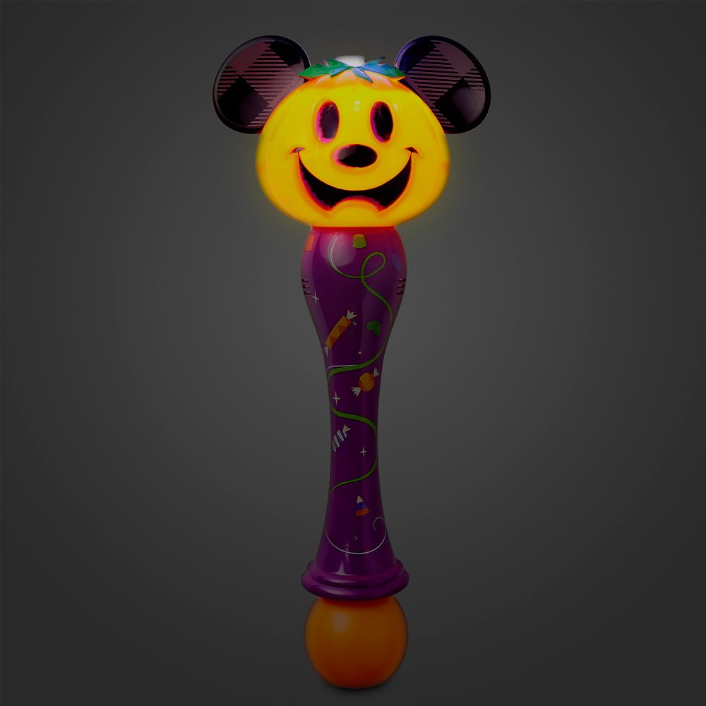 Mickey Mouse Jack-o'-Lantern Halloween Light-Up Bubble Wand