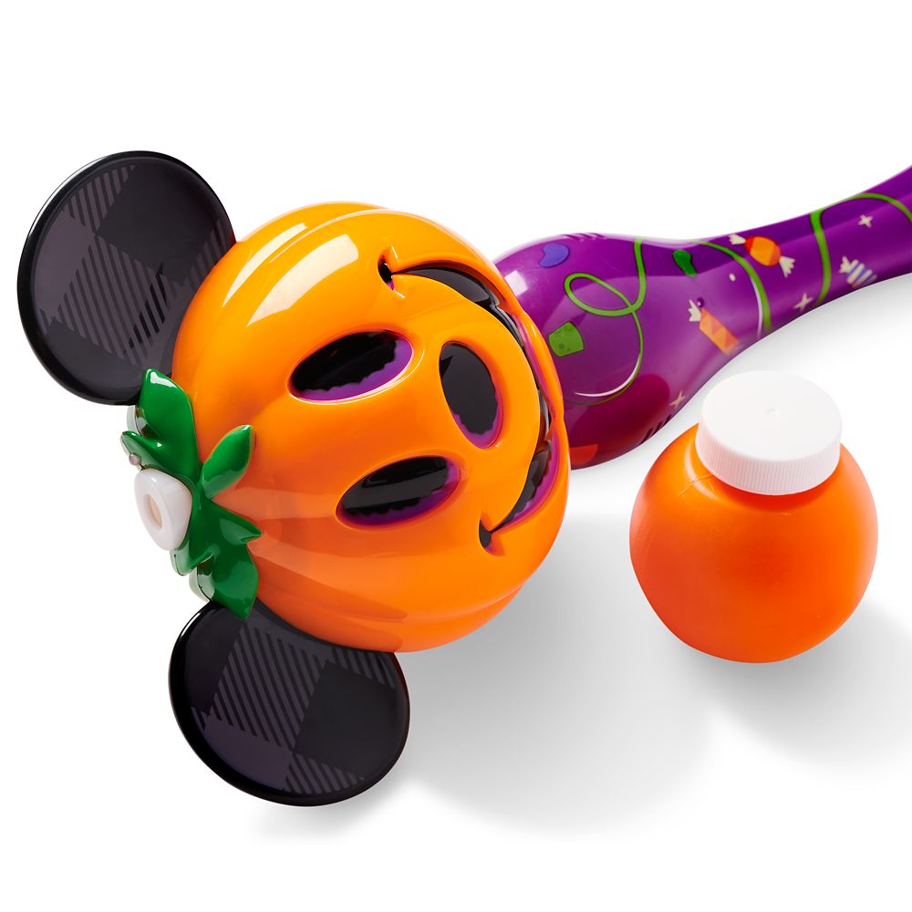 Mickey Mouse Jack-o'-Lantern Halloween Light-Up Bubble Wand