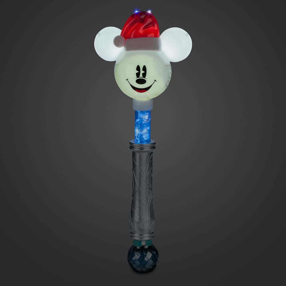 Mickey Mouse Holiday Light-Up Wand with Snow Bubbles