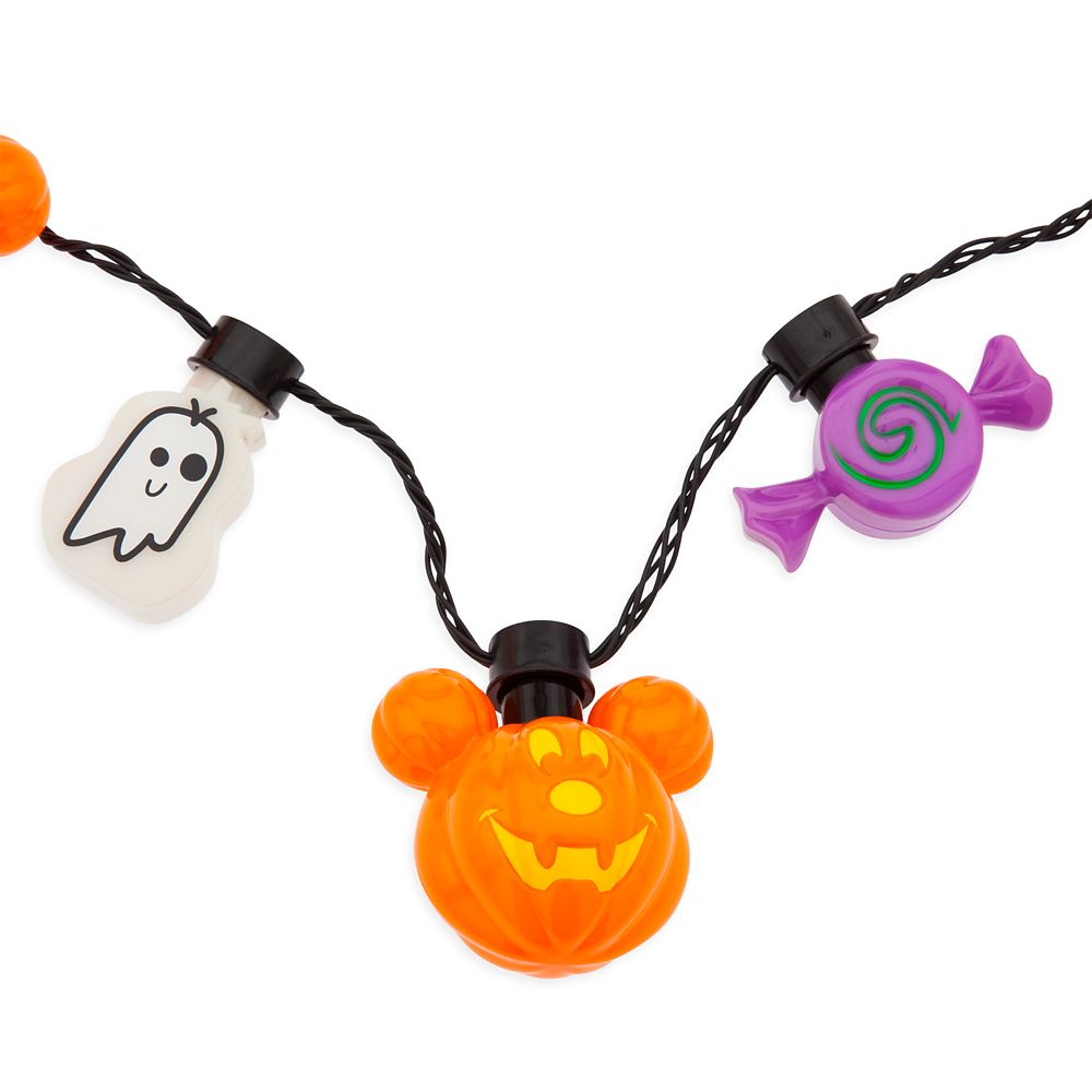 Mickey Mouse Jack-o'-Lantern Light-Up Necklace