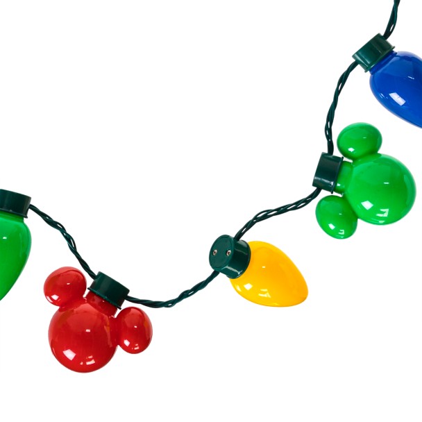 Mickey Mouse Light-Up Holiday Glow Necklace