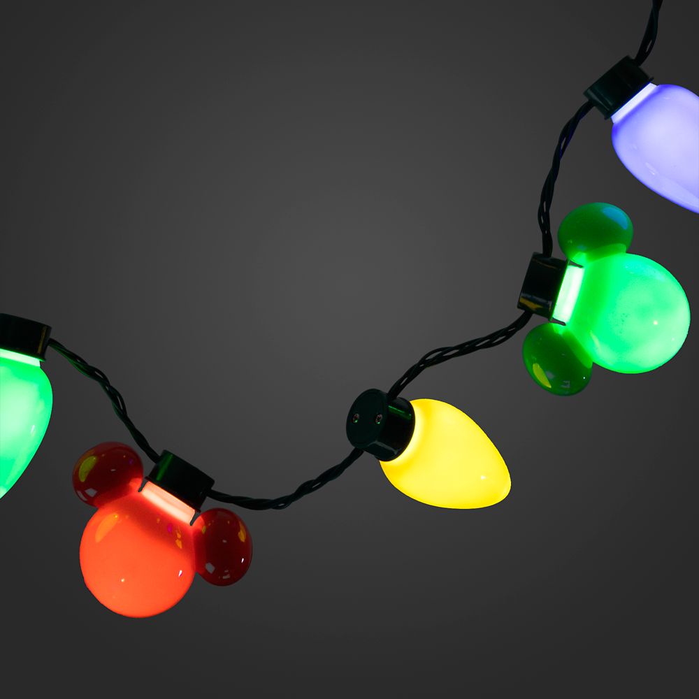 Mickey Mouse Light-Up Holiday Glow Necklace