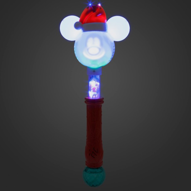 Mickey Mouse Holiday Light-Up Singing Snow Wand