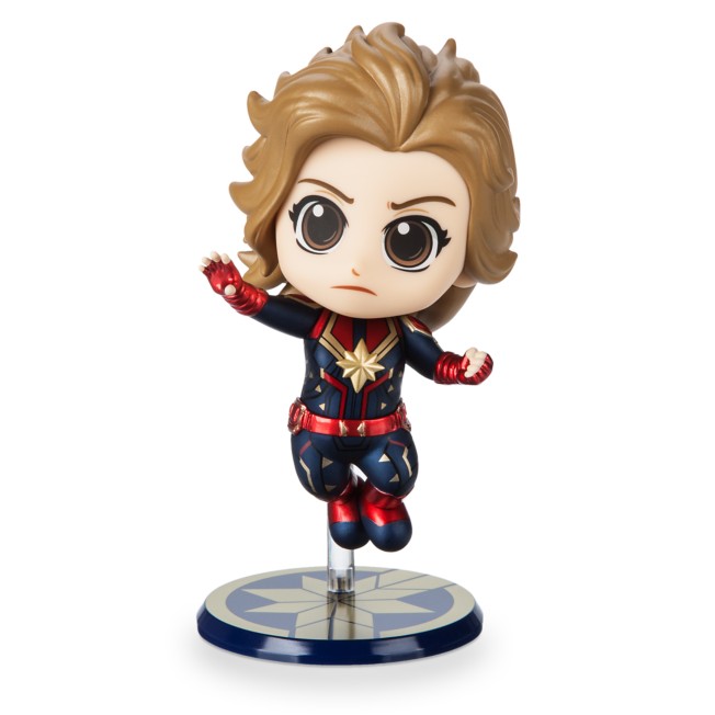 Marvel's Captain Marvel Cosbaby Bobble-Head Figure by Hot Toys – Flying Version