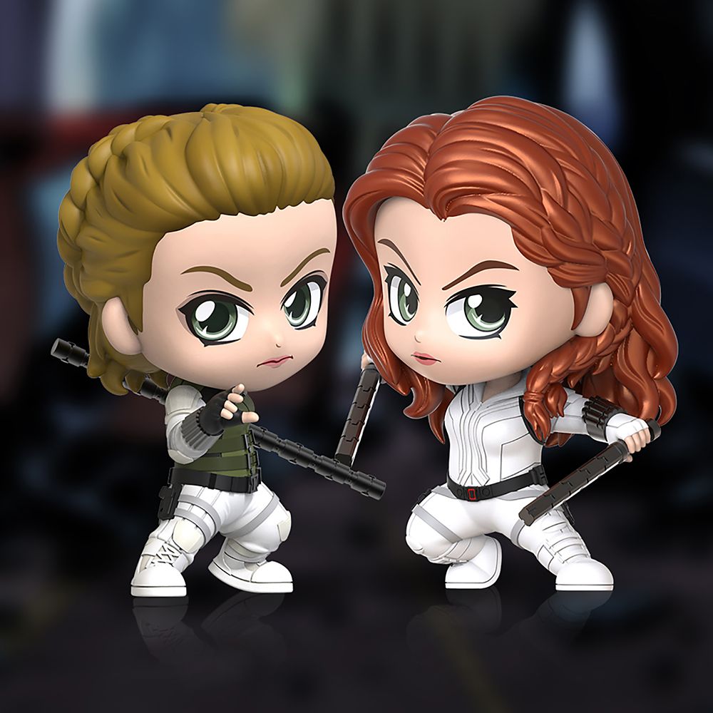 Black Widow and Yelena Cosbaby Bobble-Head Figure Set by Hot Toys – Marvel's Black Widow