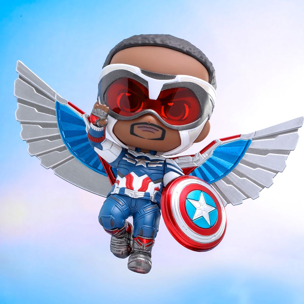 Captain America Cosbaby Bobble-Head by Hot Toys – The Falcon and the Winter Soldier – Pre-Order