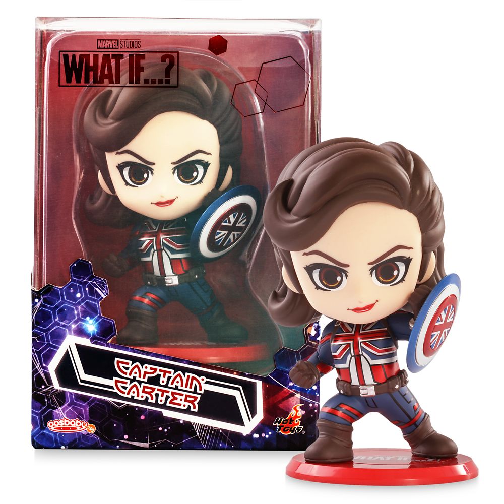 Marvel's Captain Carter Cosbaby Bobble-Head by Hot Toys – Marvel What If...? – Pre-Order