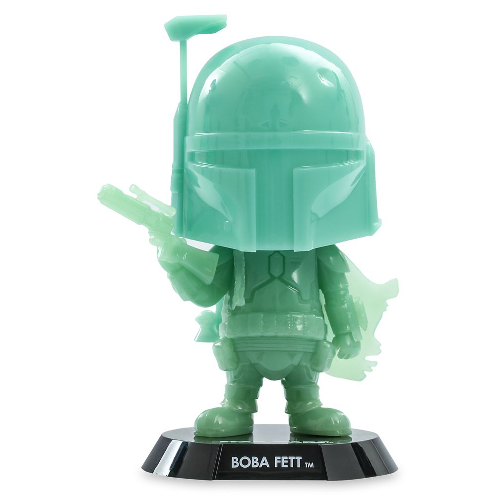 Boba Fett Glow in the Dark Green Cosbaby Bobble-Head by Hot Toys – Star Wars