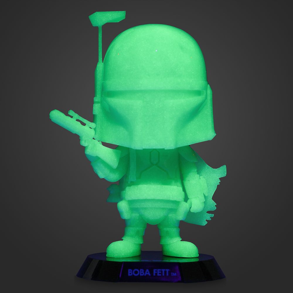 Boba Fett Glow in the Dark Green Cosbaby Bobble-Head by Hot Toys – Star Wars