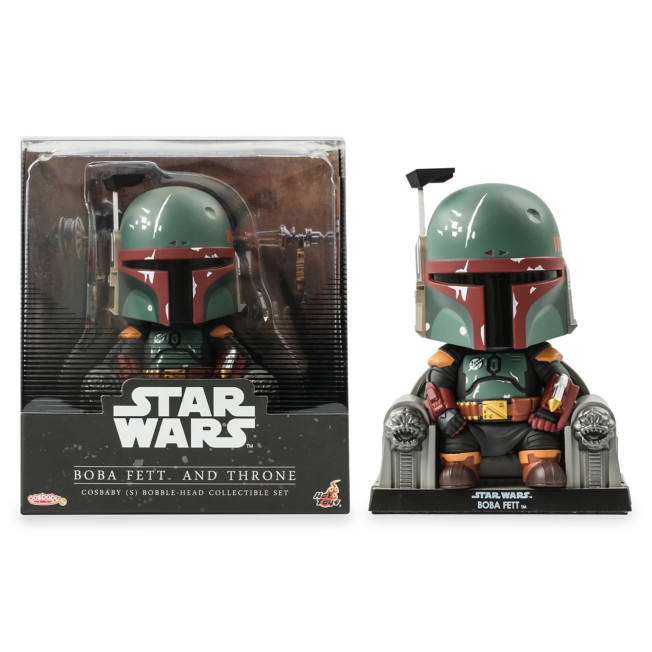 Boba Fett and Throne Cosbaby Bobble-Head by Hot Toys – Star Wars: The Book of Boba Fett
