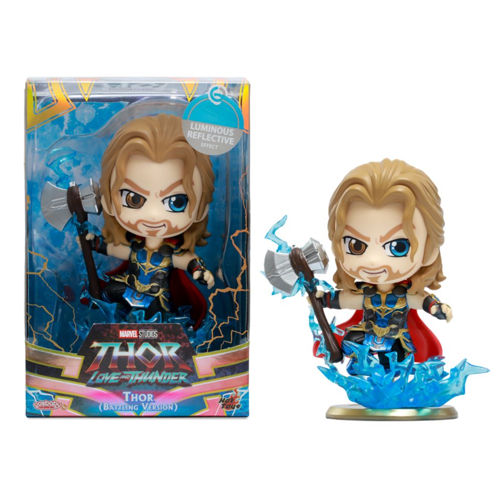 Thor (Battling Version) Cosbaby Bobble-Head by Hot Toys – Thor: Love and Thunder