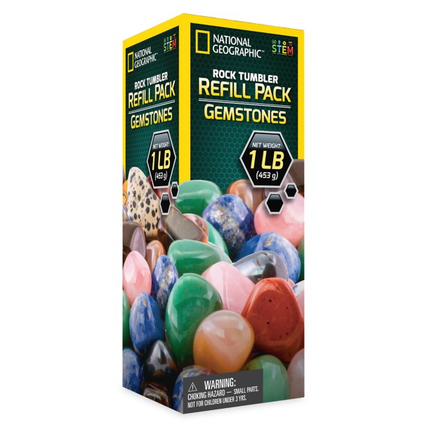 Rock Tumbler Refill Pack – Gemstones – National Geographic