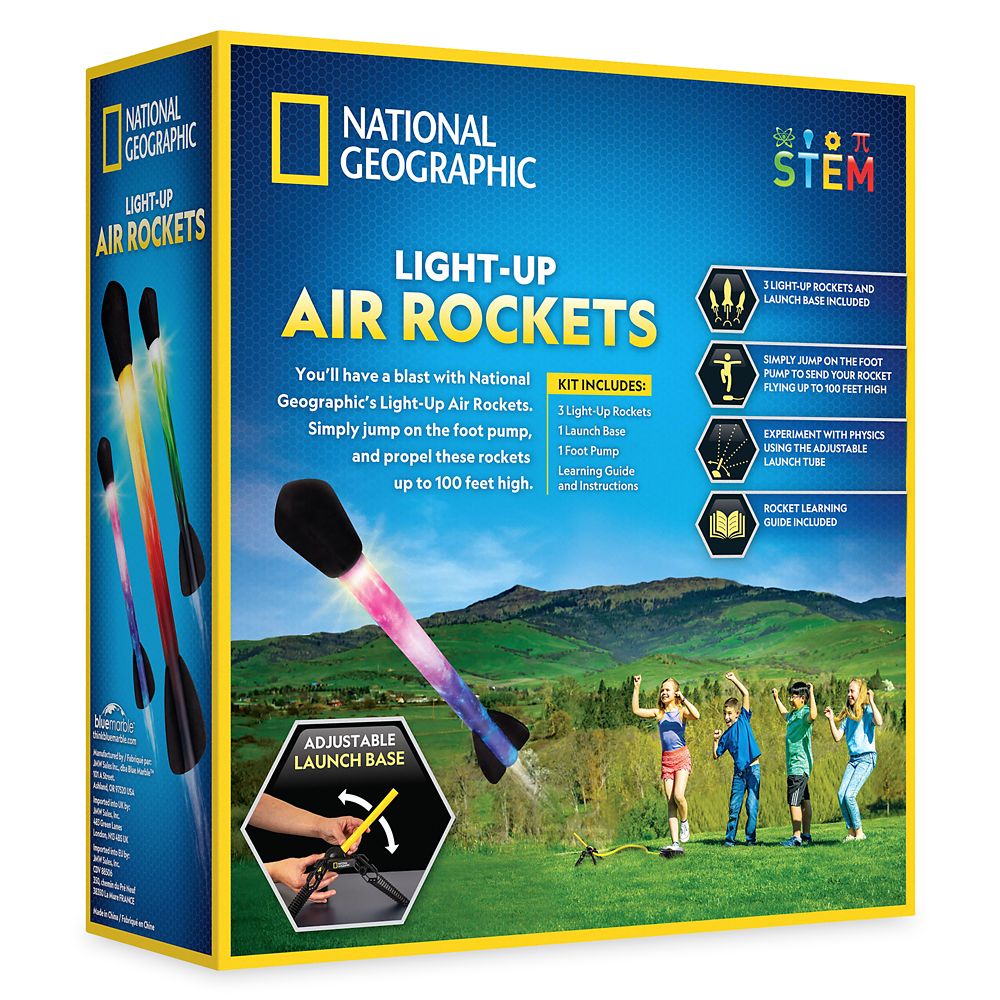 National Geographic Light-Up Air Rockets