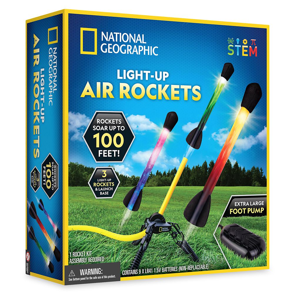 National Geographic Light-Up Air Rockets