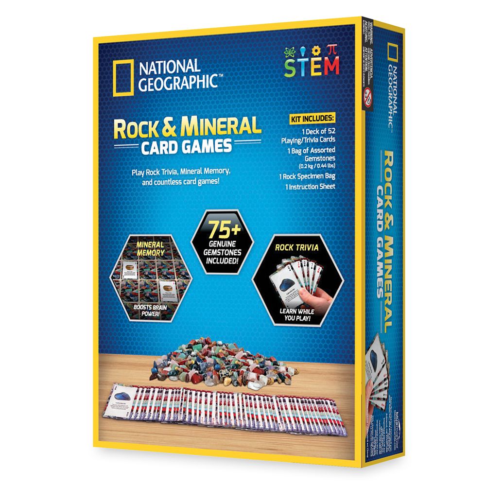 National Geographic Rock and Mineral Playing Card Set