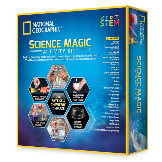 NATIONAL GEOGRAPHIC 10-Science Experinments Magic Wand Stem Starter Kit New 2020 