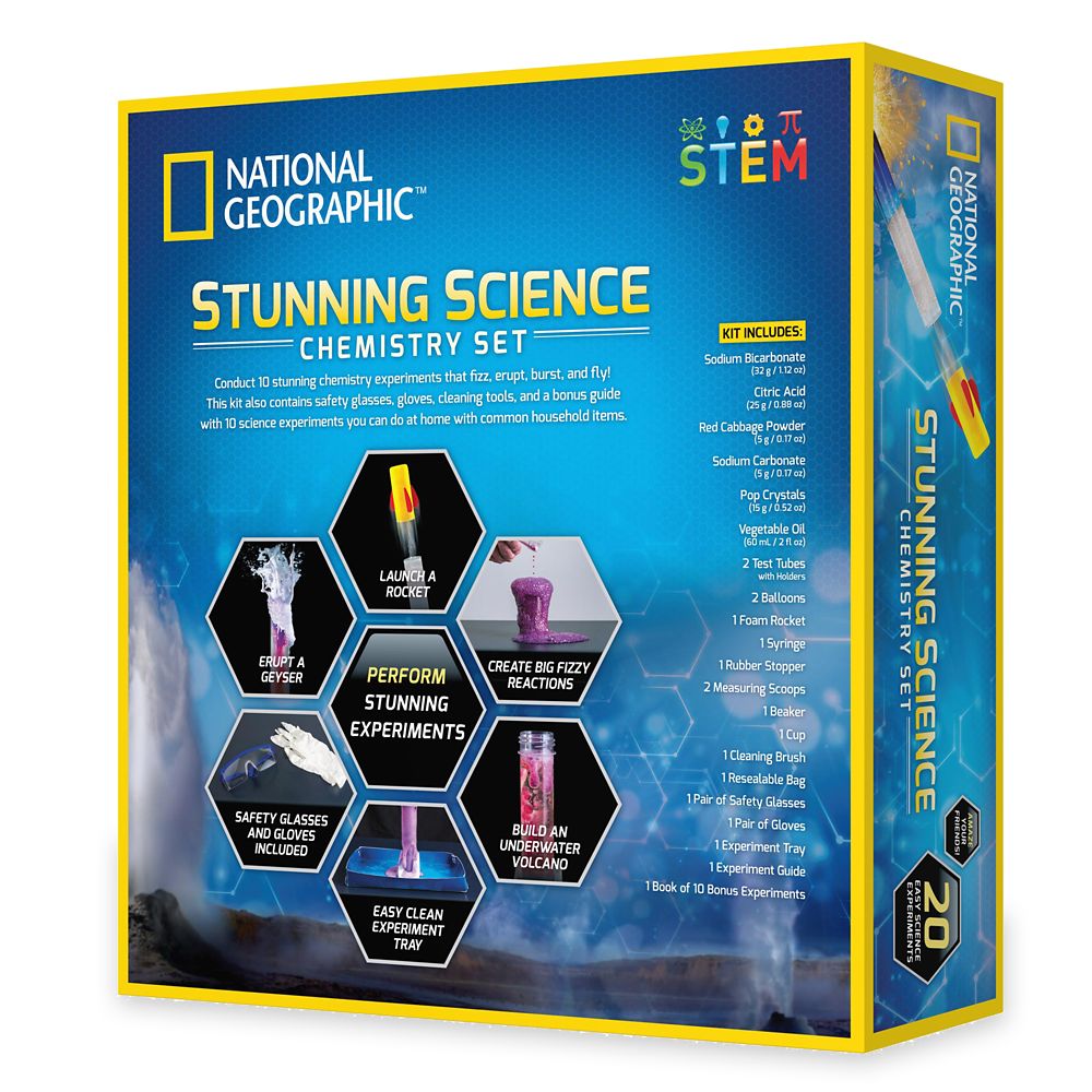 National Geographic Stunning Science Chemistry Set