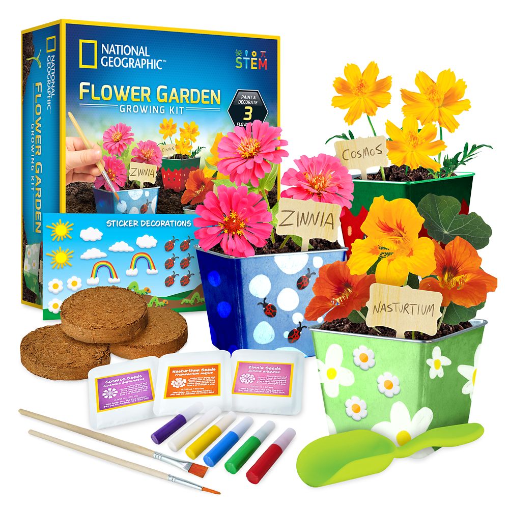 National Geographic Flower Garden Growing Kit is now out