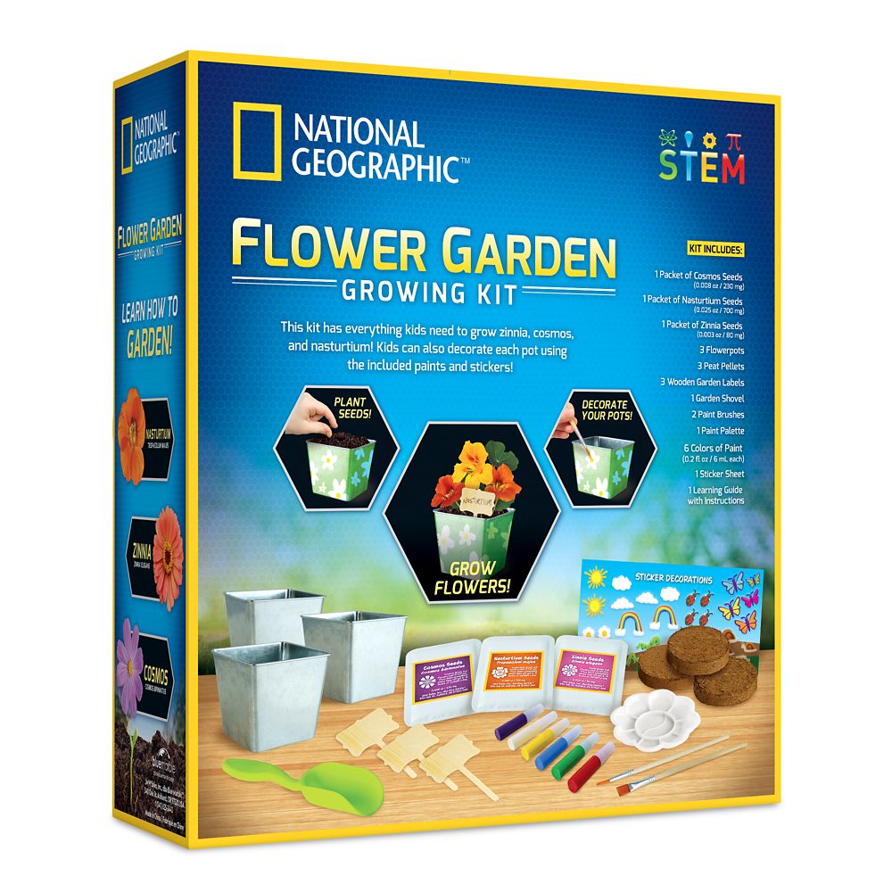 National Geographic Flower Garden Growing Kit