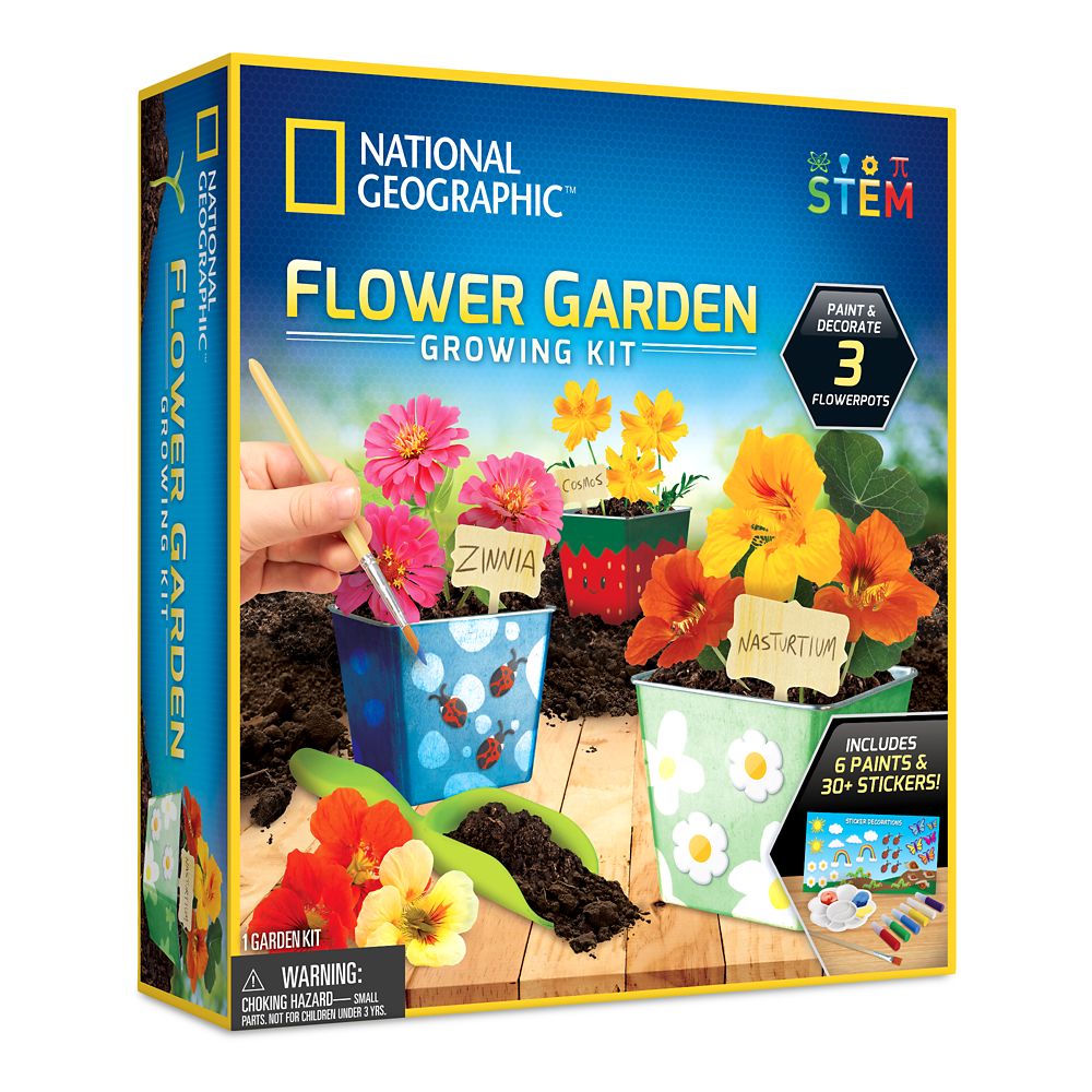 National Geographic Flower Garden Growing Kit