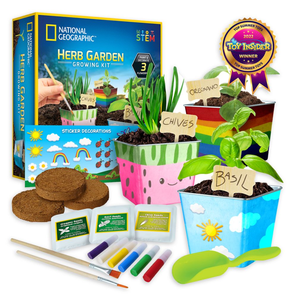 National Geographic Herb Garden Growing Kit released today