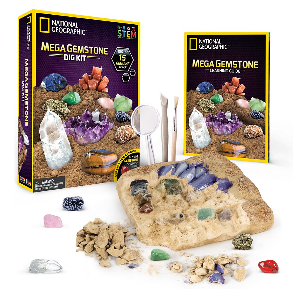 Mega Gemstone Dig Kit National Geographic Shopdisney