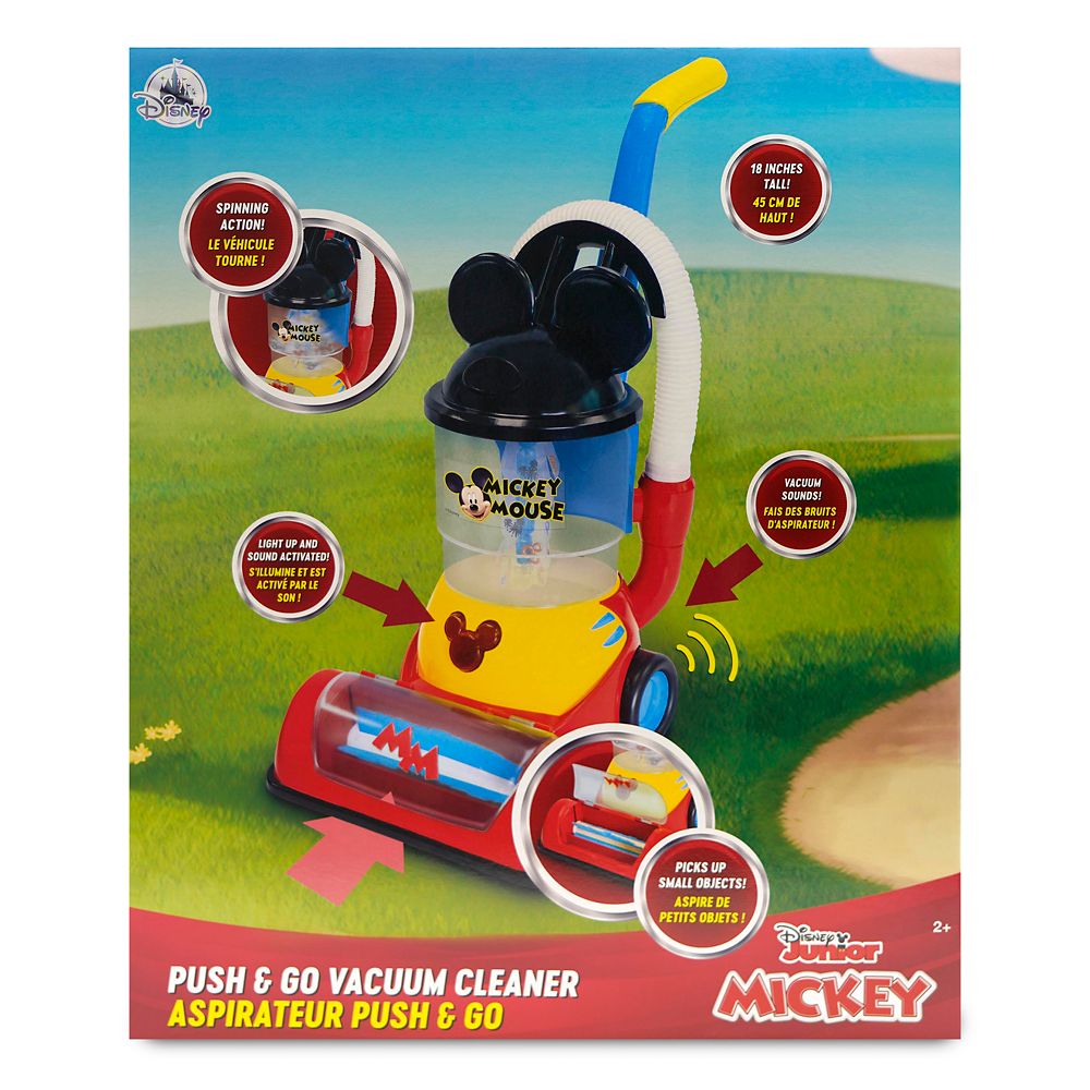 Mickey Mouse Push & Go Vacuum Cleaner Play Set