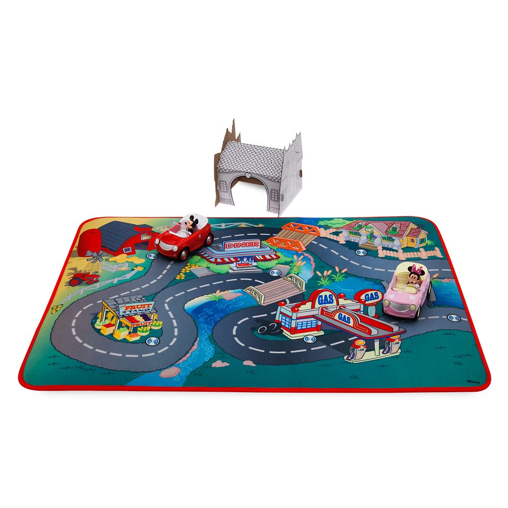 Disney Junior Mickey Mouse Around the Town Playmat, 9-piece Figures and  Vehicle Playset, Officially Licensed Kids Toys for Ages 3 Up,   Exclusive