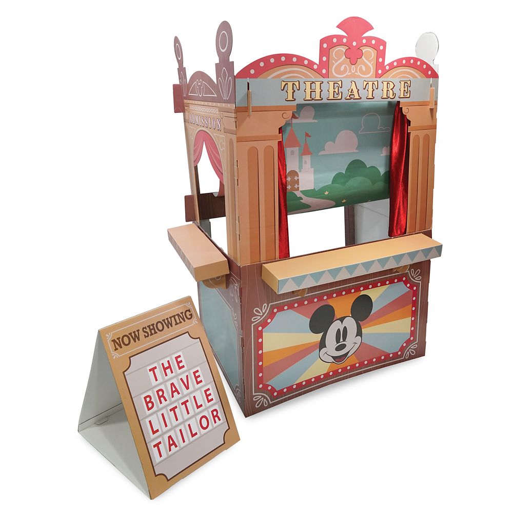 Mickey Mouse Cardboard Puppet Stage is available online for purchase