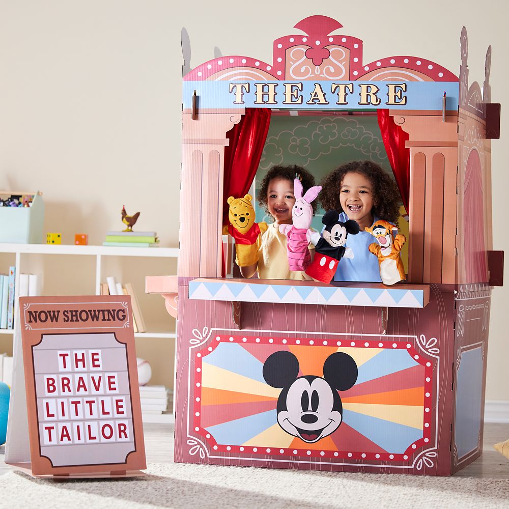 Mickey Mouse Cardboard Puppet Stage