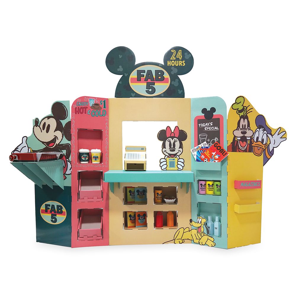 Mickey Mouse and Friends Cardboard Quick Mart can now be purchased online