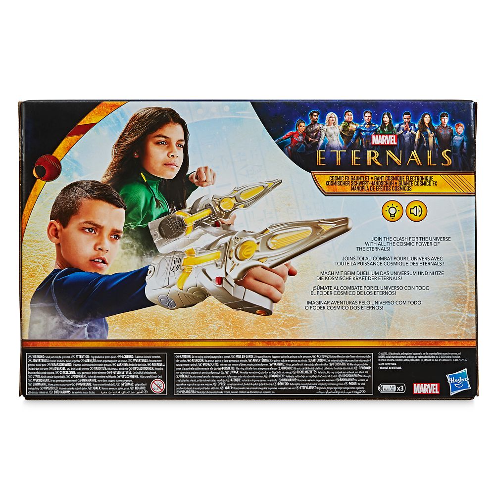 Eternals Deluxe Cosmic FX Gauntlet Electronic Toy by Hasbro