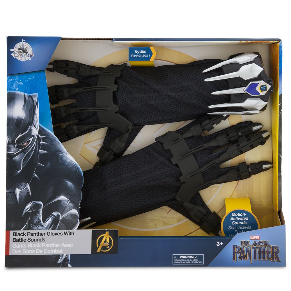 Black Panther Glove Set with Battle Sounds shopDisney