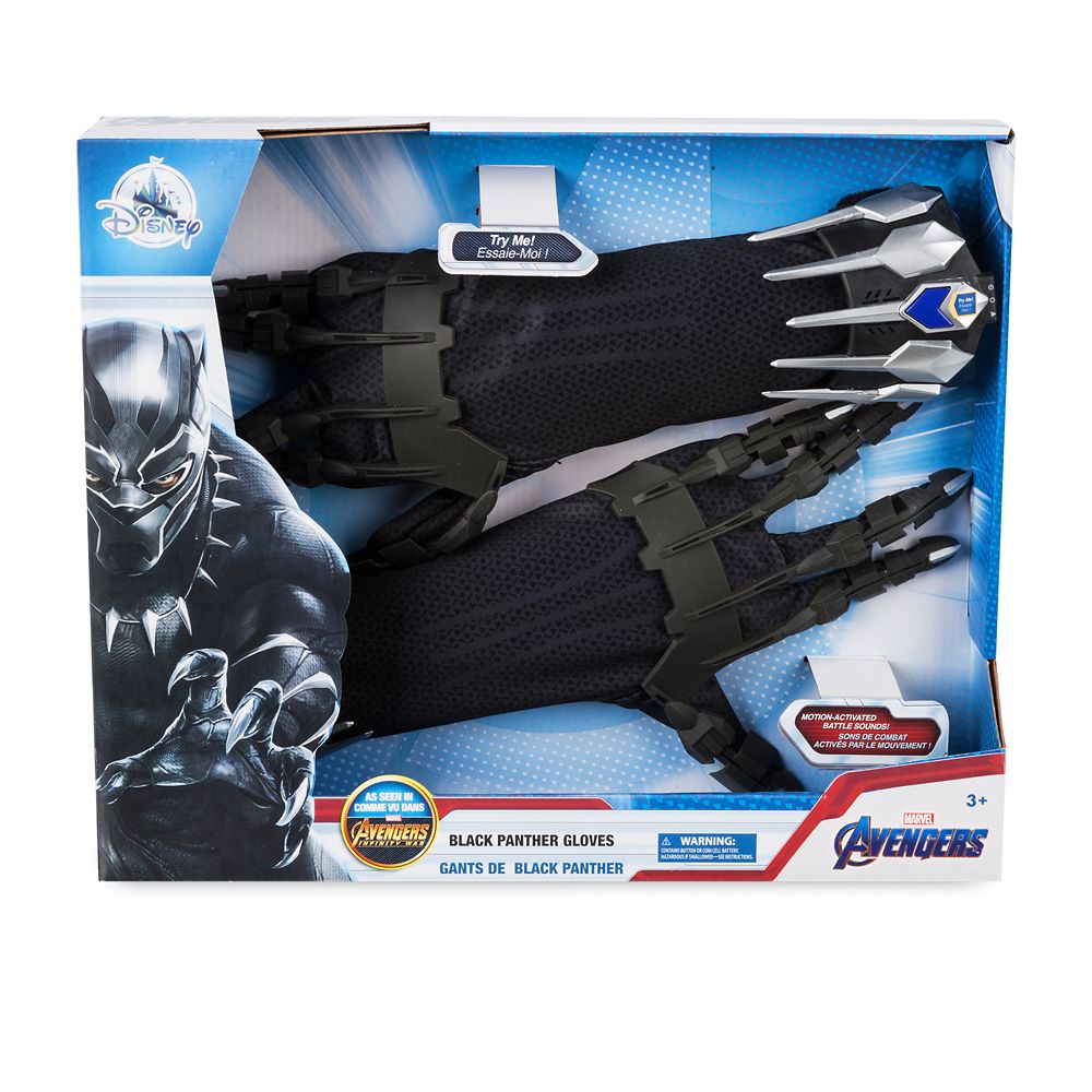 black superhero gloves
