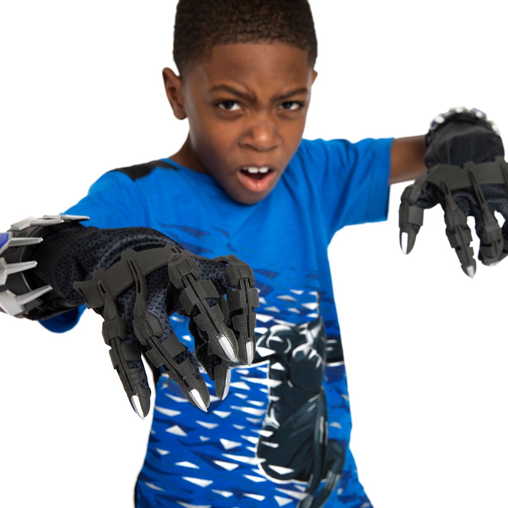 Black Panther Glove Set with Battle Sounds